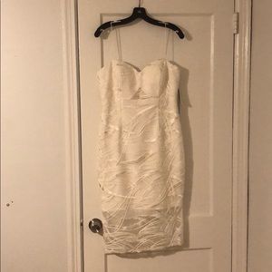 aidan mattox white dress